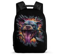 TPISLI Mochilas Infantiles Con ToroPerro Francés Para La Escuela, Mochilas Animal Perro Para Niños, Adolescentes, Niños, Mochila De Moda, Mochila De Viaje, Bolsa Laptop