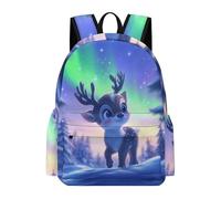 TPISLI Mochilas Kawaii Baby Reindeer Motif Escolares Adolescentes, Mochila Instituto Chica con Cute Deer Print, Mochila Colegio ESO Per Niñas 8 A 15 Años, Mochilas Tipo Casual Juveniles