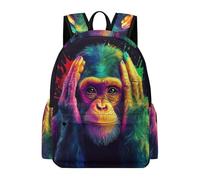 TPISLI Mochilas Orangutan Illustration Escolares Adolescentes, Mochila Instituto Chica con Animal, Mochila Colegio ESO Per Niñas 8 A 15 Años, Mochilas Tipo Casual Juveniles