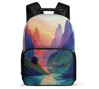 TPISLI Mochilas Paisaje Escolares Niña 9 11 13 Años Mochila Escolar De Artee Para Niños,Mochila Escolar Para Chicos Y Chicas