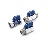 TPKMVGAP 1/8" 1/4" 3/8" 1/2" 3/4" 1" Hembra Macho Acero Inoxidable for Válvula De Bola De 1 Vía(1/2",Male-Female)