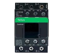 TPKMVGAP DC schütz dreiphasig normalerweise offen DC spulensteuerung LC1D18BDC LC1D38MDC LC1D09A-38A DC24V 48V 110V 220V (DC LC1D18A,24V)