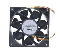 TPKMVGAP Ventilador Industrial AFB1224GHE de 120 x 120 x 38 mm, 24 V, 1,60 A, Doble Bola, 5200 RPM, 240 CFM