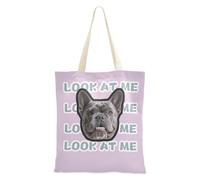 tplaotee Cardo de color sólido puro liso personalizado avatares para mascotas en bolsa de lona personalizada con imagen de lona para comestibles, bolsas de lona a granel para mujeres en blanco