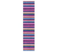 tplaotee Cinta de agarre de rayas azules magenta y naranja para monopatines, cinta de agarre antidesgarros, para patineta, 111 x 25,4 cm