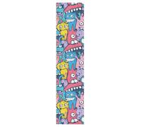 tplaotee Doodle Funny Cute Monsters - Cinta de agarre colorida para monopatines, cinta de agarre a prueba de desgarros para monopatín, a prueba de desgarros, mini Cruiser Skateboard, 83 x 22 cm