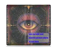 tplaotee Dreamy Color Tarot Eye - Funda de piel sintética personalizada para seguro de registro de automóvil y tarjeta de identificación, funda esencial para coche, seguro de registro de automóviles y