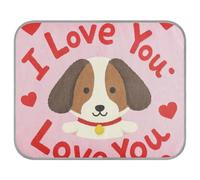 tplaotee I Love Your Valentine Dog Summer Keep Dogs Cool in Summer - Camas de refrigeración automática para gatos de interior para gatos de exterior y gato, cómoda cama refrescante para Perros, M