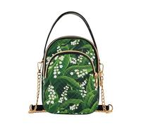 tplaotee Lily Of The Valley Beauty Summer Flowers - Bolsos cruzados para mujer con múltiples bolsillos para otoño