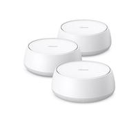 TPLINK TP-Link Deco BE25 3-Pack Wi-Fi 7 Mesh Sistema Wi-Fi 7 Mesh de doble banda con velocidad de hasta 3.6 Gbps, ideal para una conexión rápida y estable en