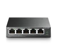 TPLINK TP-Link TL-SG1005P Switch Switch no administrable con 5 puertos Gigabit y 4 puertos PoE, ideal para cámaras IP, puntos de acceso y teléfonos de