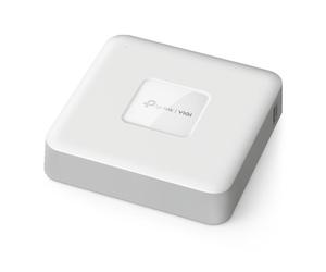 TPLINK TP-Link VIGI NVR1104H-4P Blanco Grabador de vídeo en red que ofrece resolución Ultra HD, conectividad PoE y capacidad de almacenamiento extendida (10