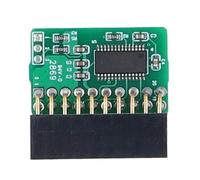 TPM 2.0 Módulo 20 Pin Plataforma de Confianza Chip de Seguridad Cifrado Fuerte para Supermicro AOM TPM 9665V TCG 2.0 Diseño Vertical de PCB Verde