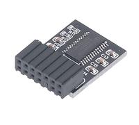 TPM 2.0 Módulo de Seguridad Cifrado de Alto Rendimiento Interfaz SPI Chip criptográfico para Placas Base Negro 16 mm x 15 mm