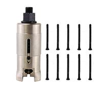 TPM Go Extractor de cilindro europeo con 10 tornillos de bolsa, extractor de clavos, herramienta de ganzúas de acero inoxidable (con tornillos de 5,5 mm)