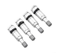 TPMS Kit de reparación de vástago de válvula de sensor 4 piezas compatible con Mercedes, para Dodge, para modelos Jeep