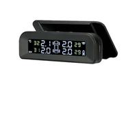 Tpms Sistema de supervisión de presión de neumáticos de coche, pantalla Solar ajustable, Control automático de brillo, inalámbrico, 4 neumáticos Medidor Presion Neumaticos(Internal sensors 5)