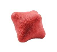 Tpr Hex Fascia Ball Bola de masaje Fitness Running Sports Body Body Hockey Bola de masaje Bola muscular relajante - Rojo