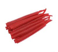 Tpr - Señuelo de gusano de seda de simulación suave con aroma a pescado para pesca en el mar, estilo lombriz de tierra, diseño elástico, paquete de 10 piezas (Nº 2 rojo vino)