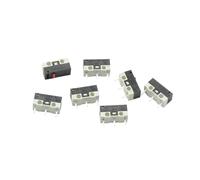 TPSC7 10 microinterruptores de límite, pulsadores, 1 A, 125 V CA, 3 pines, mango largo, palanca rodillo, brazo SPDT, 12 x 6 mm, TIAIHUA .A77