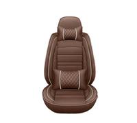 TPSOBRU para Shuttle para Inspire para XRV para HRV para Pilot para Element 5 Asientos Cubierta Asiento Coche Cobertura Completa Fundas Asiento(Coffee 5 Seats E)