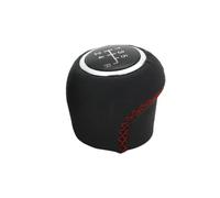 TPSOBRU Perilla Cambio Marchas Coche Para Fiat Para Grande Para Punto 2006-2012 Para Linea 2007-2015 5/6 Perilla Cambio Velocidad Palanca Cambios Cabezal(Red line)