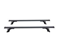 TPSOBRU Rieles Techo Coches Kit Portaequipajes Universal para Coche 125 135 Cm Sin Necesidad Rieles Techo Aleación Aluminio Barra Transversal Sedán Delantero Y Baca(A)