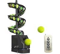 TPTAWF Lanzador de Pelotas de Tenis Portátil (13.45 LB) para Juego Individual | Lanzador de Pelotas para Principiantes/Niños/Entrenadores/Court en Casa | Compañero de Alimentación Preciso y Eficiente