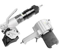 TPTAWF Máquina flejadora neumática de Acero de Tira de Acero,Tensor neumático de máquina flejadora de Metal y sellador de Corte,19mm