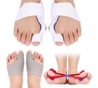 TPTGIAR Separador Dedos Pie 5 Pares de Correctores de Juanetes Separadores Dedos Pies Silicona Corrector de Juanetes para Enderezar Los Dedos Torcidos o Superpuestos Theraband Comodidad Diaria