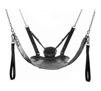 TPTOP Adult Leather Bed Hammock and Pillow Sex Furniture, SM Sling Sex Hammock Bondage Love Swing/Sex Swing for Couples Sex Toys (Without Shelf and 4 Slings)