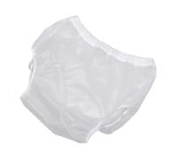 Tpu Cubierta de Pañal para Adultos Blanco Unisex | Diseño Elástico Puesta Rápida, Seguridad Extra contra Fugas, para Viajes y Salidas Largas