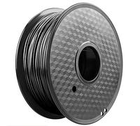 TPU Filament 1.75mm, 3D Printer Filament 1kg, for 3D Printer and 3D Pen-White(Black)