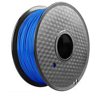 TPU Filament 1.75mm, 3D Printer Filament 1kg, for 3D Printer and 3D Pen-White(Blue)