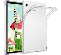TPU Funda para Lenovo Idea Tab Pro (2025) 12,7" (TB-373FU/TB-375FC), con Cuatro Esquinas Reforzadas, Anti-Choques, Ultra Delgado, Ultra Cristal Claro Flexible Silicona Carcasa