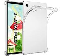 TPU Funda para Xiaomi Redmi Pad SE 2023 11 Pulgadas, con Cuatro Esquinas Reforzadas, Anti-Choques, Ultra Delgado, Ultra Cristal Claro Flexible Silicona Carcasa