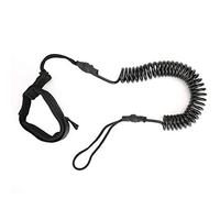 TPU Water Sports Foot Rope | Elastic Ankle Strap for Surfing/Paddle Boarding/Diving | 10ft Stretch with Heat - Shrink Protection | Secure Hook & Loop Design