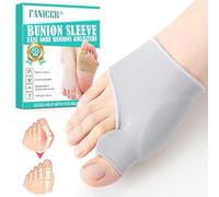 Tpubmity 2 pares de correctores de juanetes, calcetines Hallux Valgus, cojín Hallux Valgus, reduce la presión, separador de dedos grandes y alisador para mayor comodidad y apoyo, hombres y mujeres