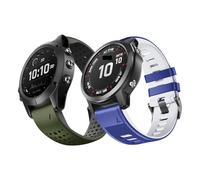 TPUOTI 2 bandas de reloj de silicona de 22 mm para Fenix 7/Fenix 6/Fenix 5/Fenix 5 Plus/Fenix 6 Pro