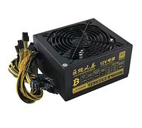 TPUOTI 2000/2400/2600W 180-240V ATX BTC Miner Fuente de alimentación 95% de thereum ETH S9 S7 L3 Max Soporte 8 tarjetas GPU para plataforma de minería (2000 W a 2400 W)