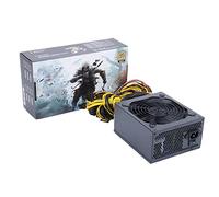 TPUOTI 2000W 2400W 2600W 180V-260V ATX ETH Bitcoin Mining Fuente de alimentación 95% de eficiencia, soporte 8 tarjetas de visualización GPU para BTC Bitcoin Miner (1800W a 2000W)
