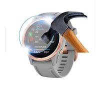 TPUOTI 3 piezas de película protectora de vidrio templado HD para Garmin Fenix 6 6S 6X Pro 5 5S 5X Plus 3 HR película de pantalla de reloj inteligente accesorios (color: para Fenix 3 HR, tamaño: 3