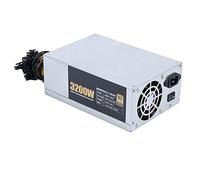 TPUOTI 3200/2600/2400/2000W ETH Bitcoin Mining Fuente de alimentación 180-240V 10x6Pin 95% eficiencia fuente de alimentación para Ethereum BTC Bitcoin Miner (2U 3200W)