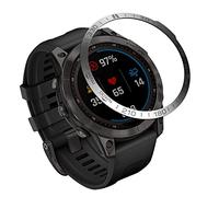 TPUOTI Acero para Garmin Fenix 7 7S 7X Zafiro Borde Exterior Bisel Anillos Adhesivo Anti Rasguño Cubierta de Metal Protectora Accesorios Inteligentes (Color: C, Tamaño: Para Fenix 7X)