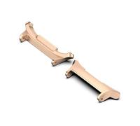 TPUOTI Adaptador de ajuste rápido para Samsung Galaxy Watch 7 Ultra, accesorios de 47mm, conector de acero inoxidable, 2 uds.(Rose gold-22mm)
