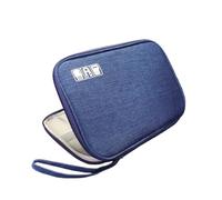 TPUOTI Caja de correa de reloj para Apple Watch, funda con correa, cable de datos, reloj inteligente de viaje, bolsa de almacenamiento, organizador de relojes(Blue)