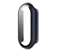 TPUOTI Case Glass For Xiaomi Mi Band 9 Anti Scratch Protective Cover All-around PC Screen Protector Bumper For Mi Band 9 Cover Shell watch Case(Blue A)