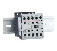 TPUOTI CJX2-K 220V 50/60Hz 6A 9A 12A Mini AC Contactor Din Rail 3P 3main 1NO/3main 1NC Voltaje de bobina (color: CJX2-K-0910)