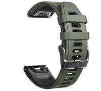 TPUOTI Compatible con correas de reloj Fenix 7S para Fenix 6S/Fenix 7S/Fenix 5S/5S Plus/D2 Delta S Smart watch band(Army green-black)