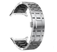 TPUOTI Correa de acero inoxidable para Samsung Galaxy Watch 7 Ultra de 47 mm, sin huecos.(Sliver)